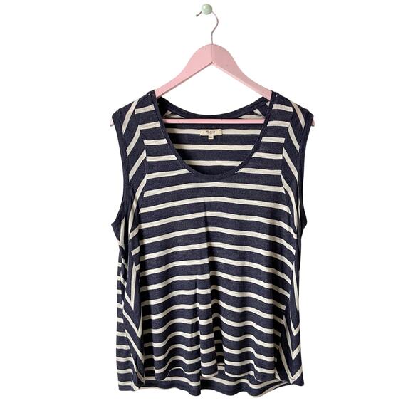 Madewell Stripe Tank Top - Picture 1 of 6
